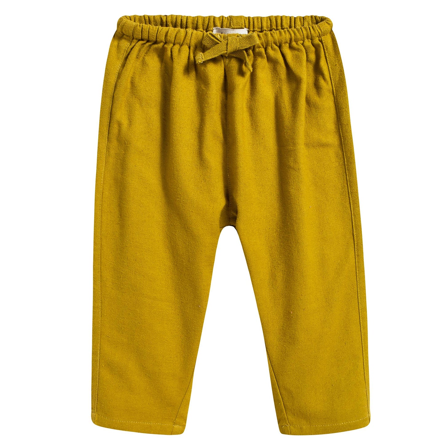 Baby Yellow Cotton Trousers