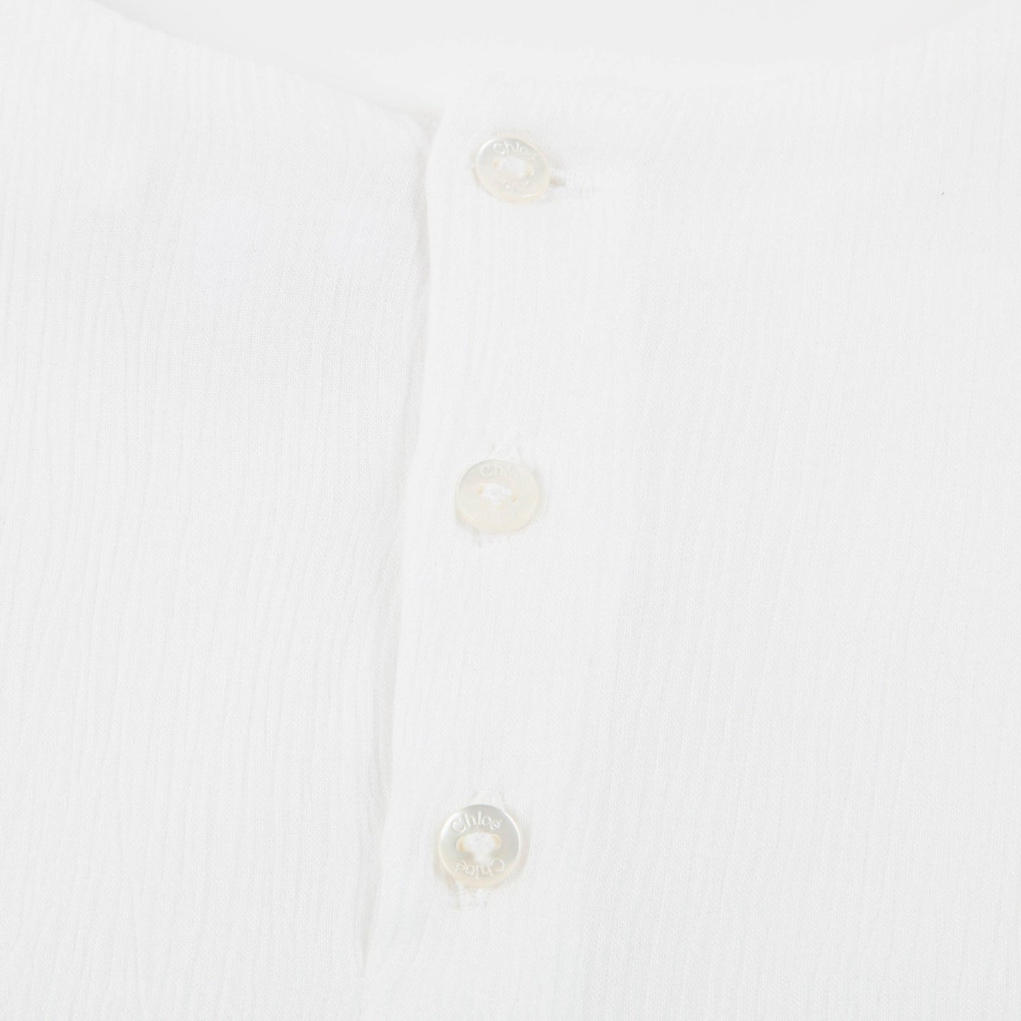 Baby Girls Off White Viscose Blouse