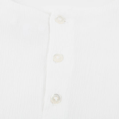 Baby Girls Off White Viscose Blouse