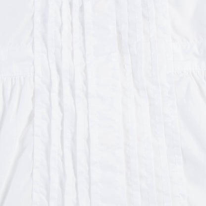 Girls White Cotton Dress