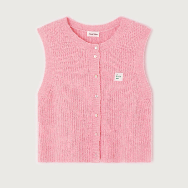 GILET SM COL ROND