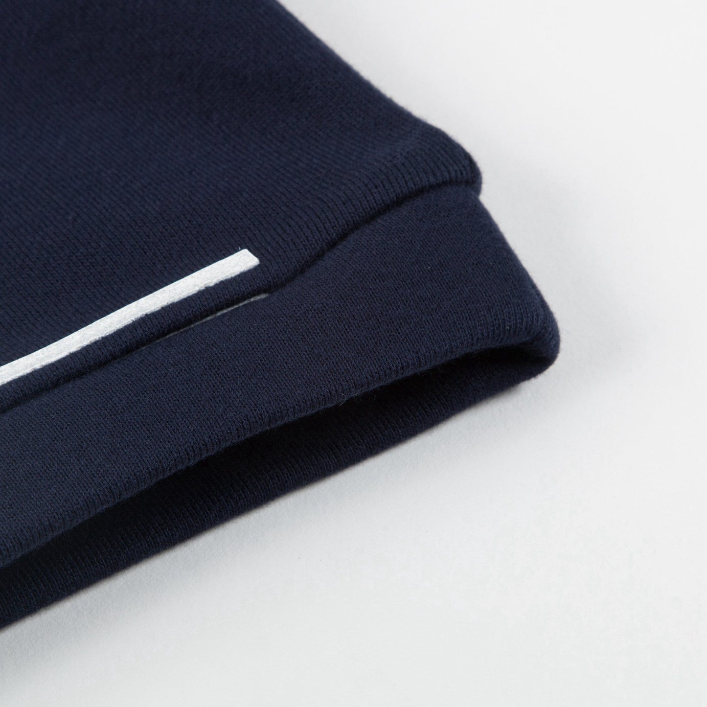 Girls Dark Blue Logo Cotton Sweatshirt
