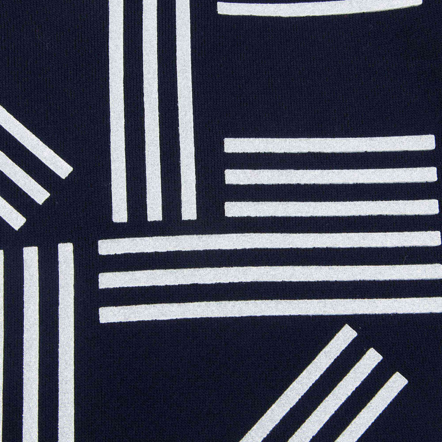 Girls Dark Blue Logo Cotton Sweatshirt
