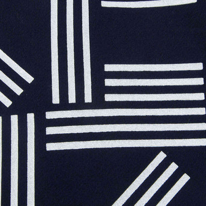 Girls Dark Blue Logo Cotton Sweatshirt