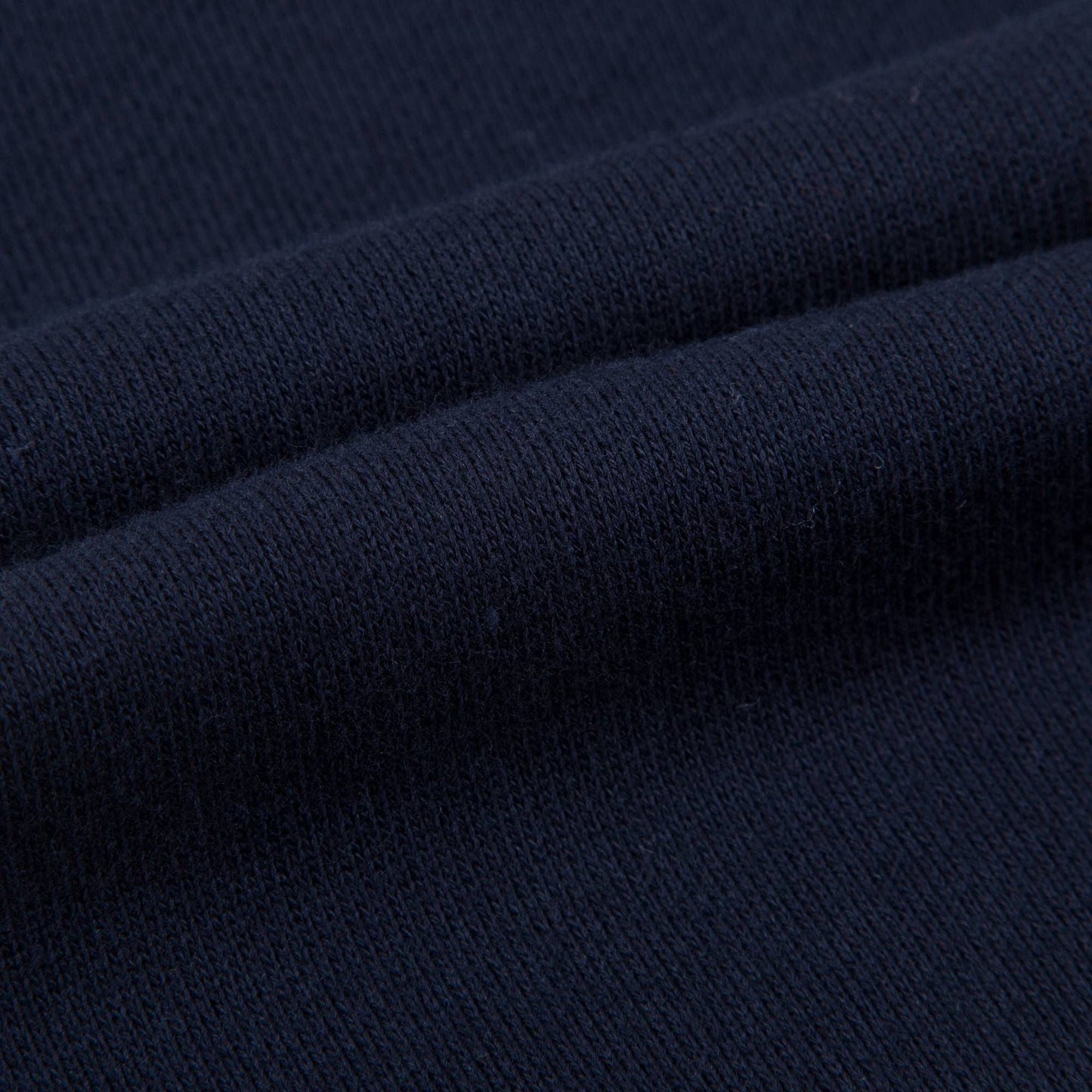 Girls Dark Blue Logo Cotton Sweatshirt