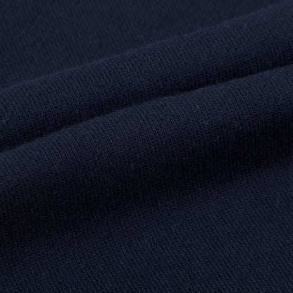 Girls Dark Blue Logo Cotton Sweatshirt