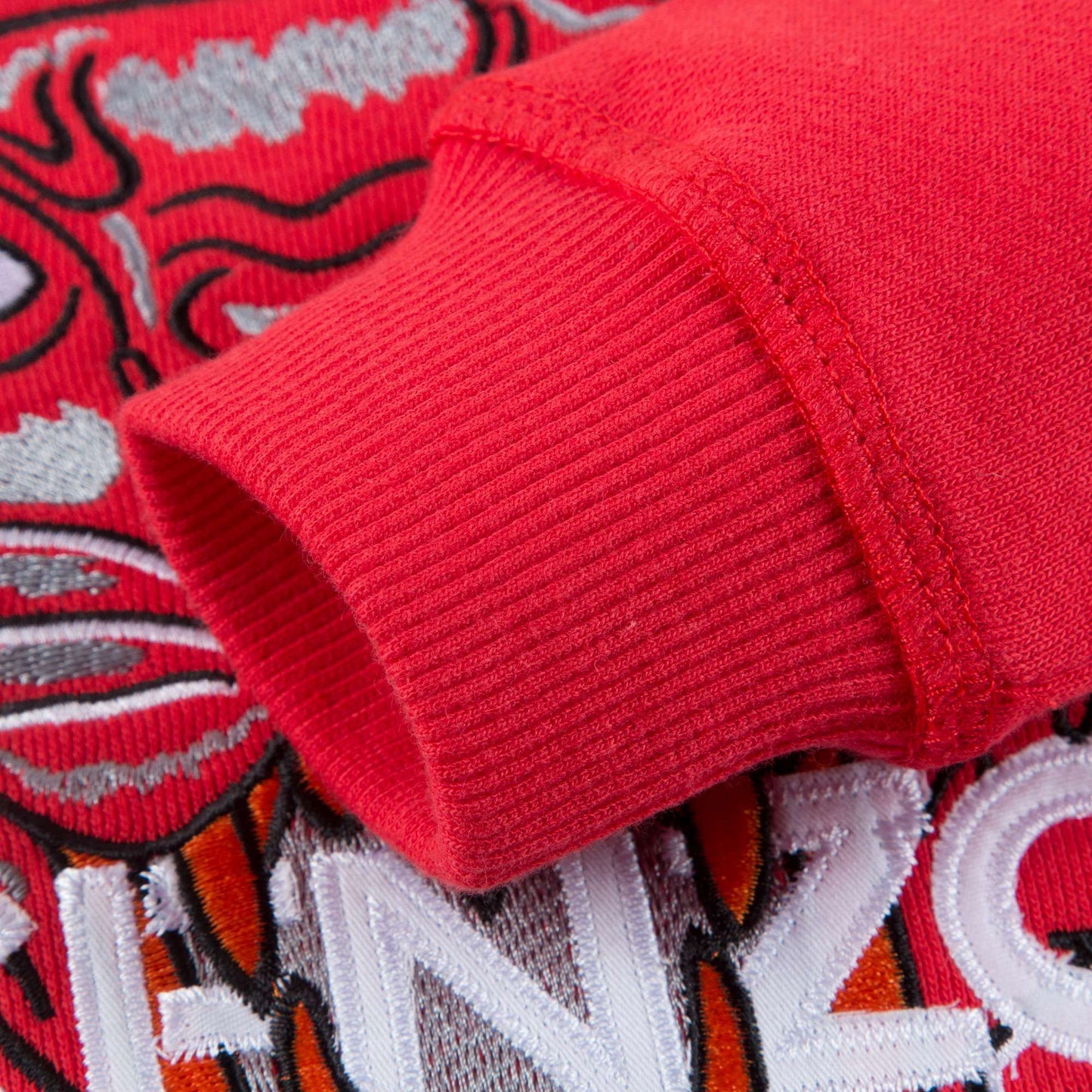 Boys Paprika  Red  Tiger Printed Cotton Sweatshirt