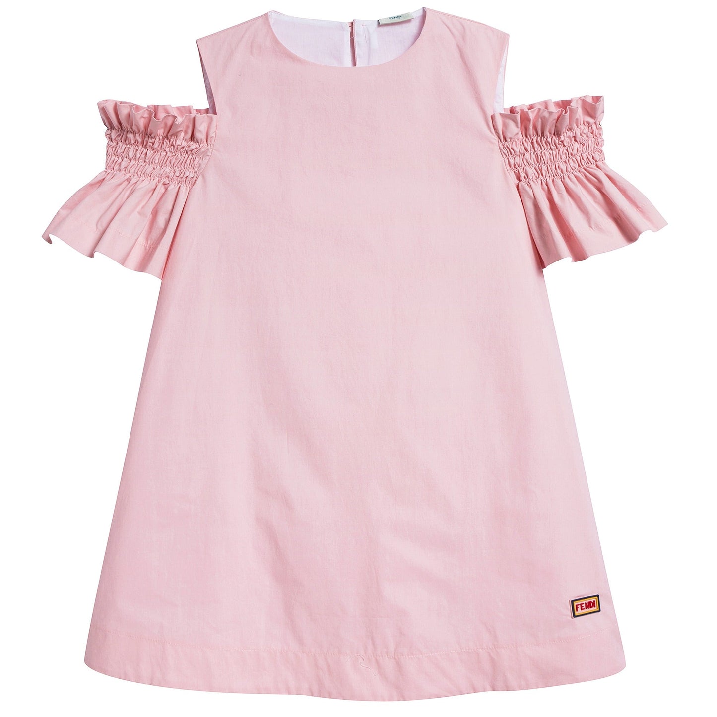 Girls Pink Cotton Dress