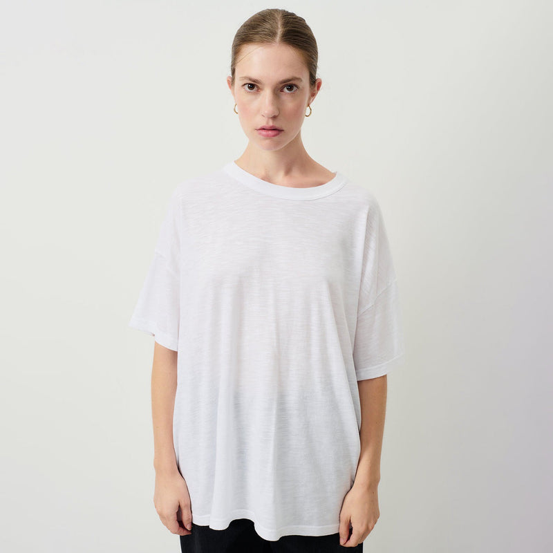T-SHIRT MI-LONG AMPLE MC COL ROND