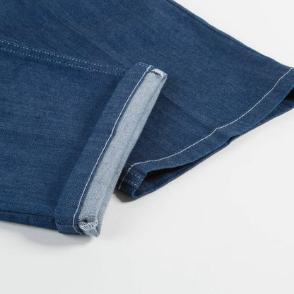 Girls Blue Scurissimo Cotton Broad Leg Pants
