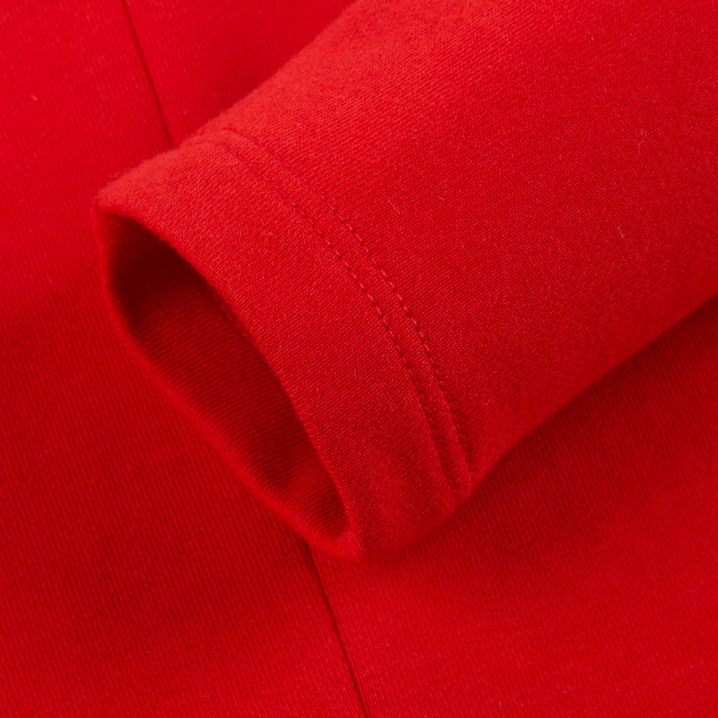 Girls Flame Red Cotton Sweater