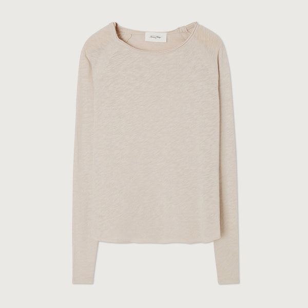 T-SHIRT DROIT ML COL BATEAU