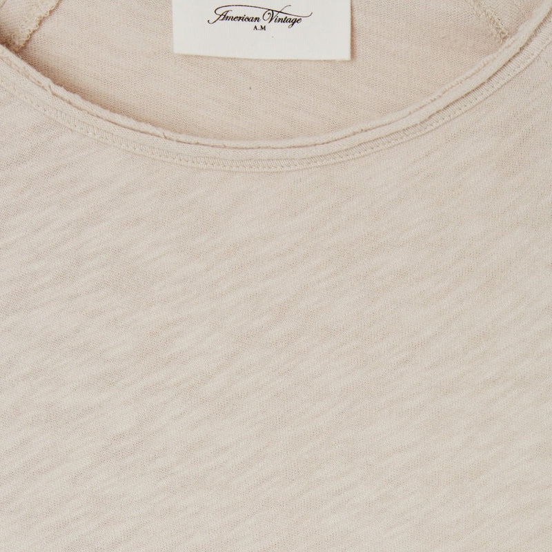 T-SHIRT DROIT ML COL BATEAU