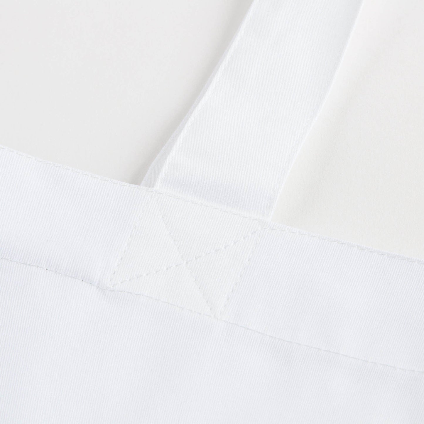 White Cotton Bag With House