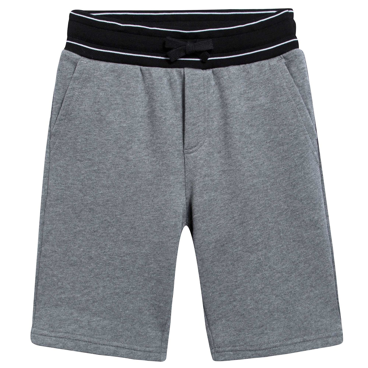 Boys Grey Logo Joggers