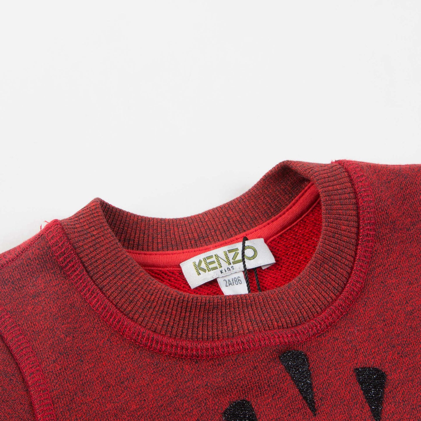 Girls Red Tiger Printed Dress