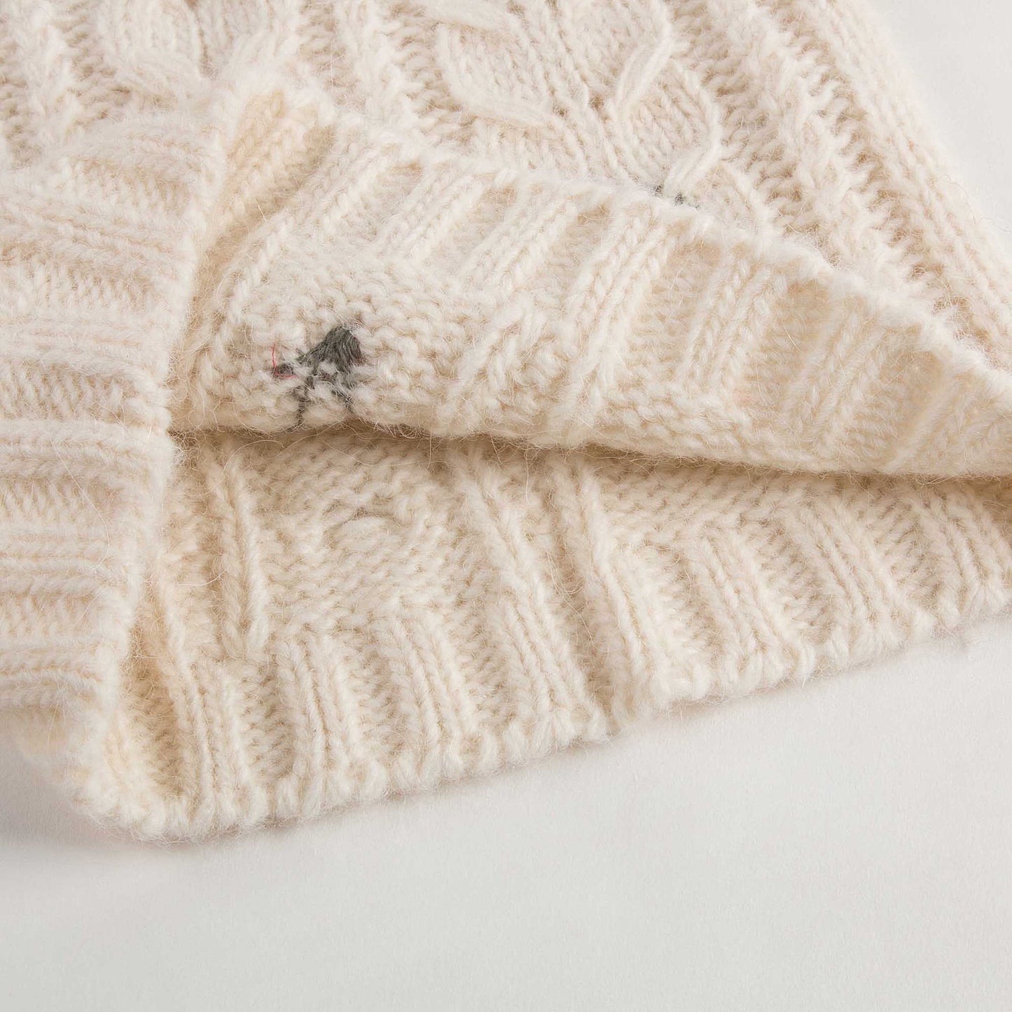 Baby Girls Lvory Embroidered Wool Blend Sweater
