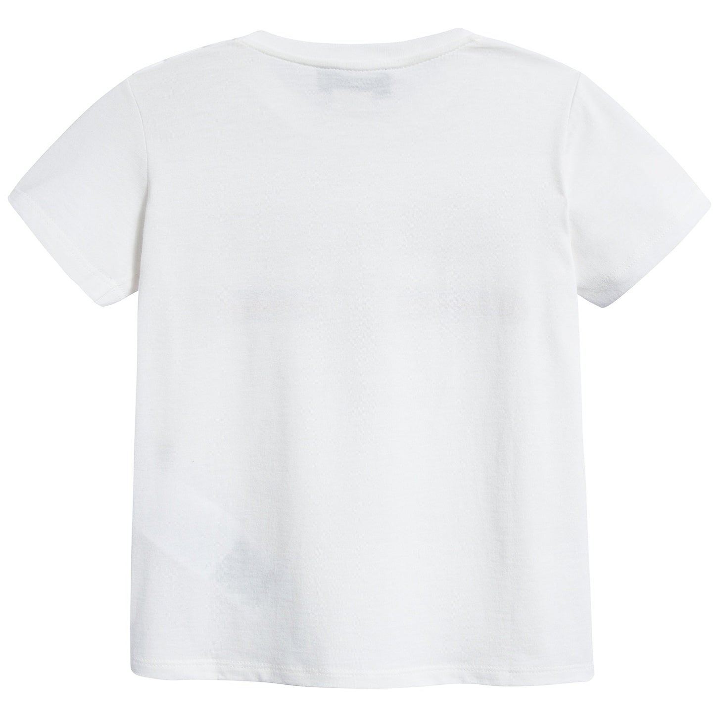 Baby White Logo Cotton T-shirt