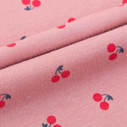 Baby Girls Pink Cherry Cotton T-shirt