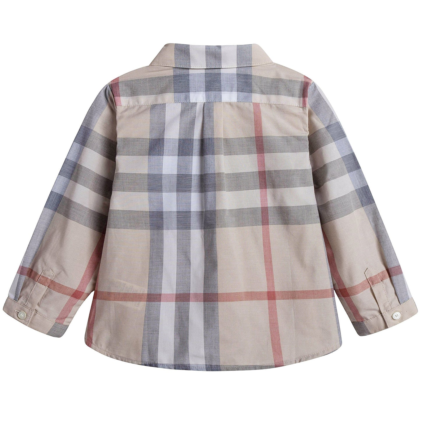 Baby Boys Beige Check Shirt