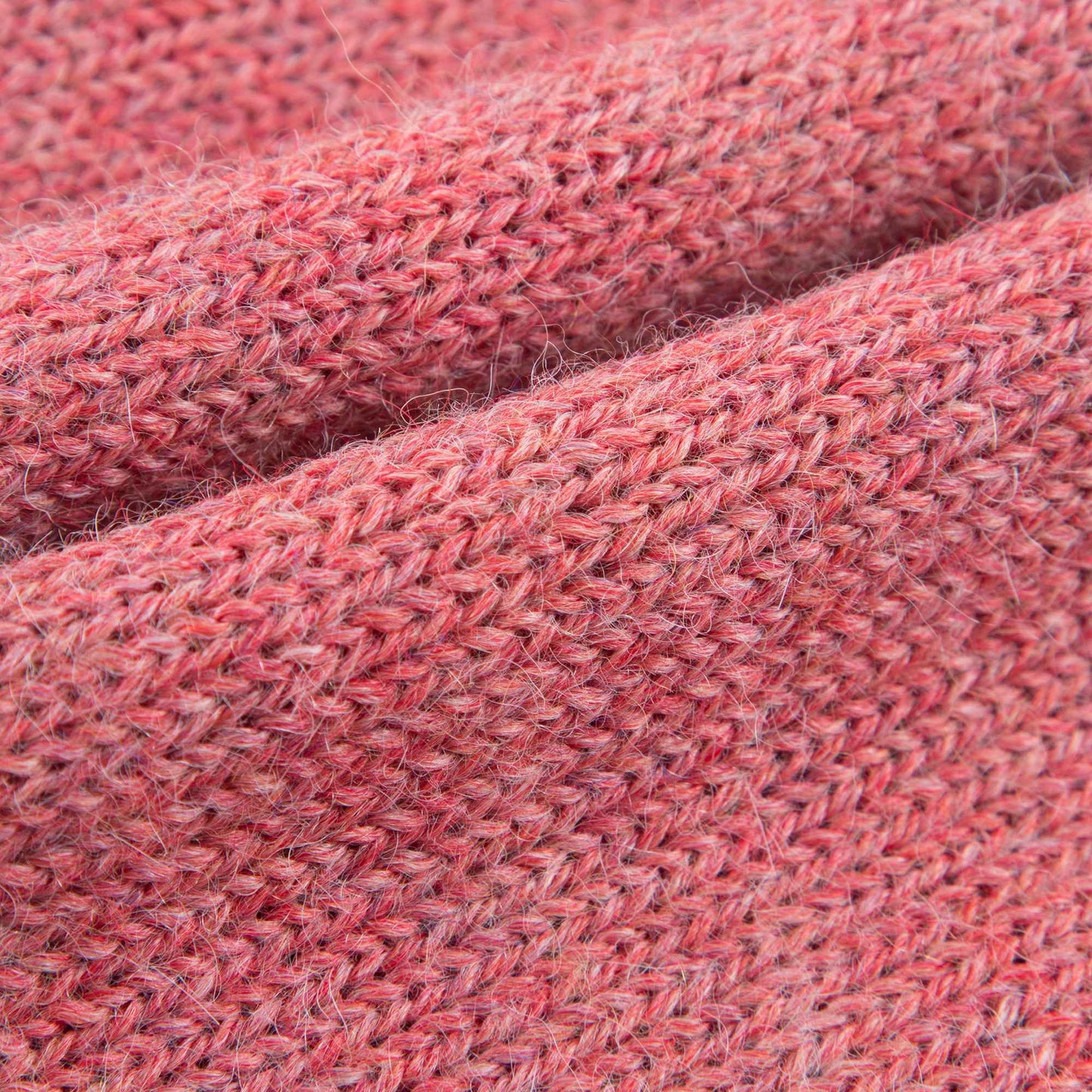 Baby Rose Pink ' I Heart ' Alpaca Hooded Sweater