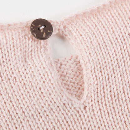Baby Light Pink Love Alpaca Sweater