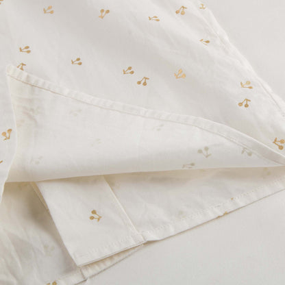 Baby Girls White With Gold Cherry Blouse