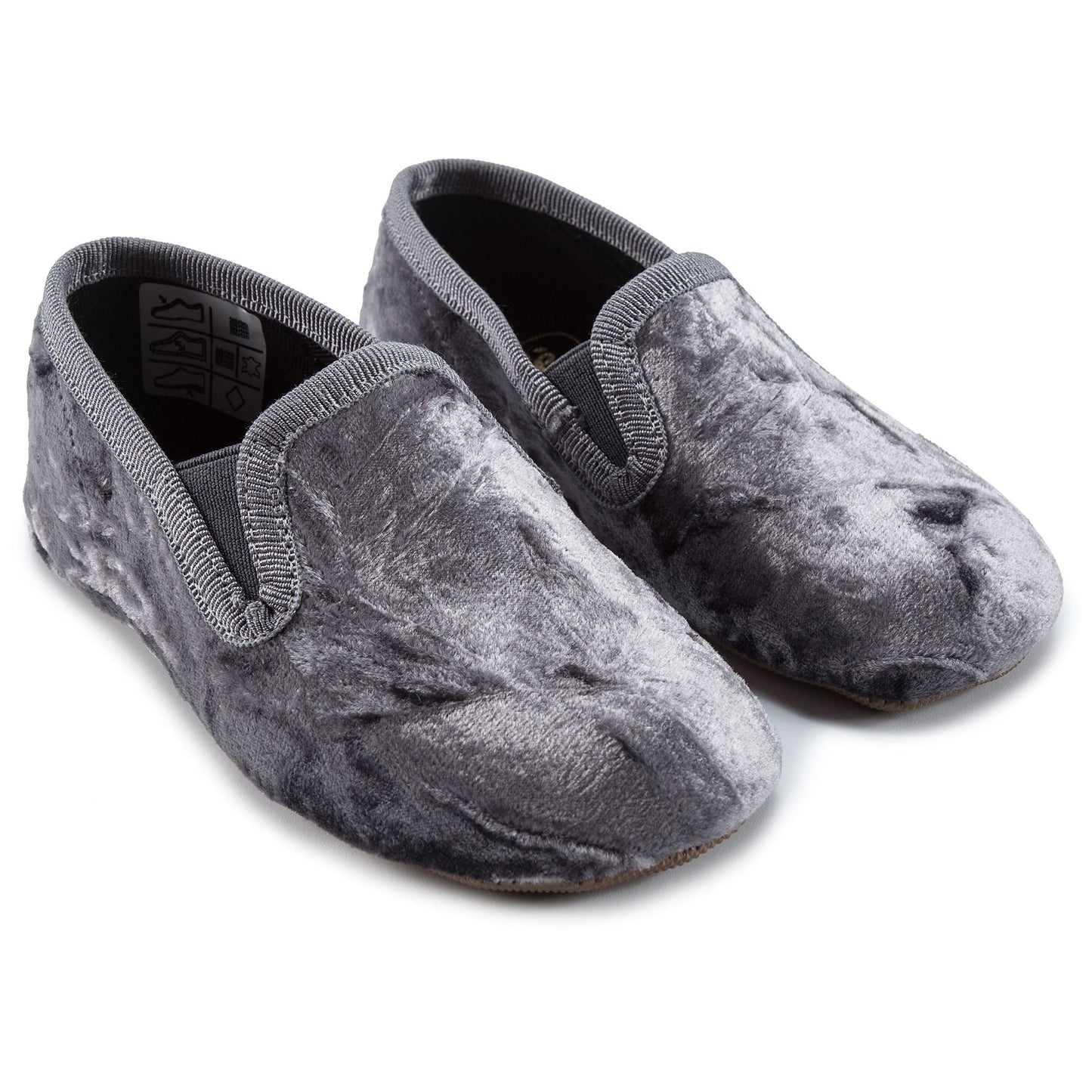 Girls Grey Loafers