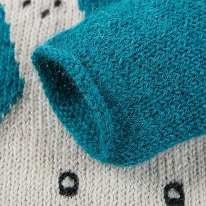 Baby Bay Blue Bunny Alpaca  Sweater