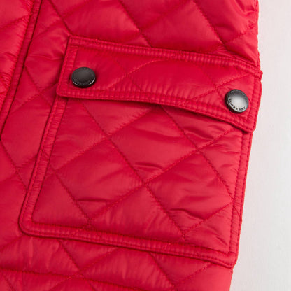 Baby Red Quilted Jacket