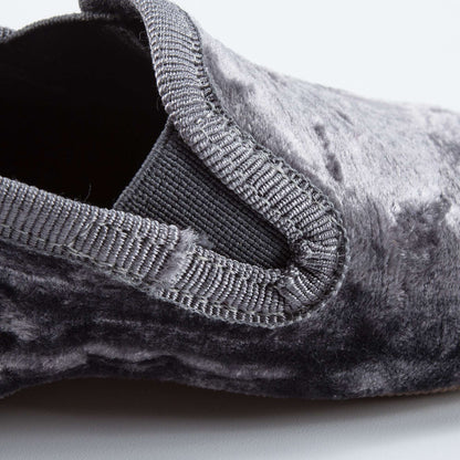 Girls Grey Loafers