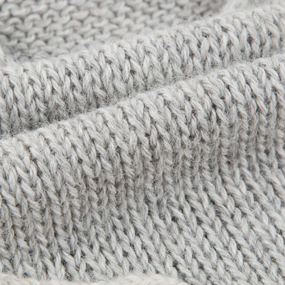 Baby Light Grey Alpaga Wool Monster Sweater
