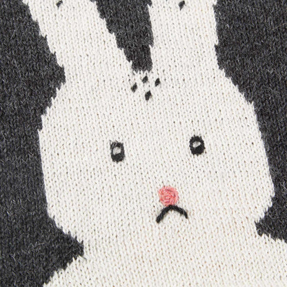 Baby Dark Grey Bunny Alpaca Sweater