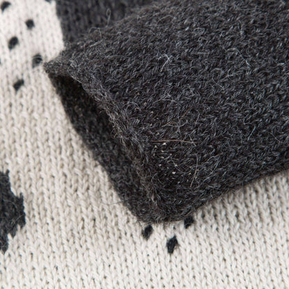 Baby Dark Grey Bunny Alpaca Sweater