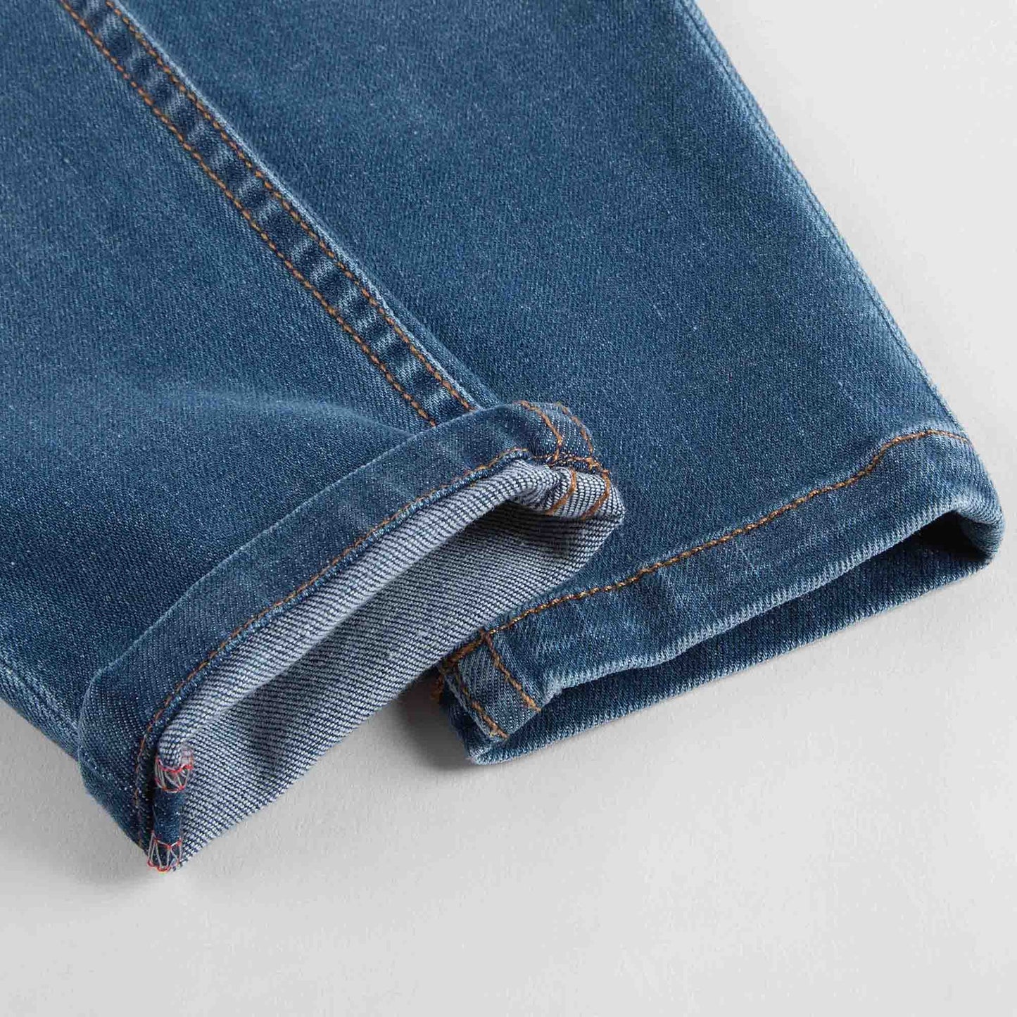 Girls Blue Tight Cotton Jeans
