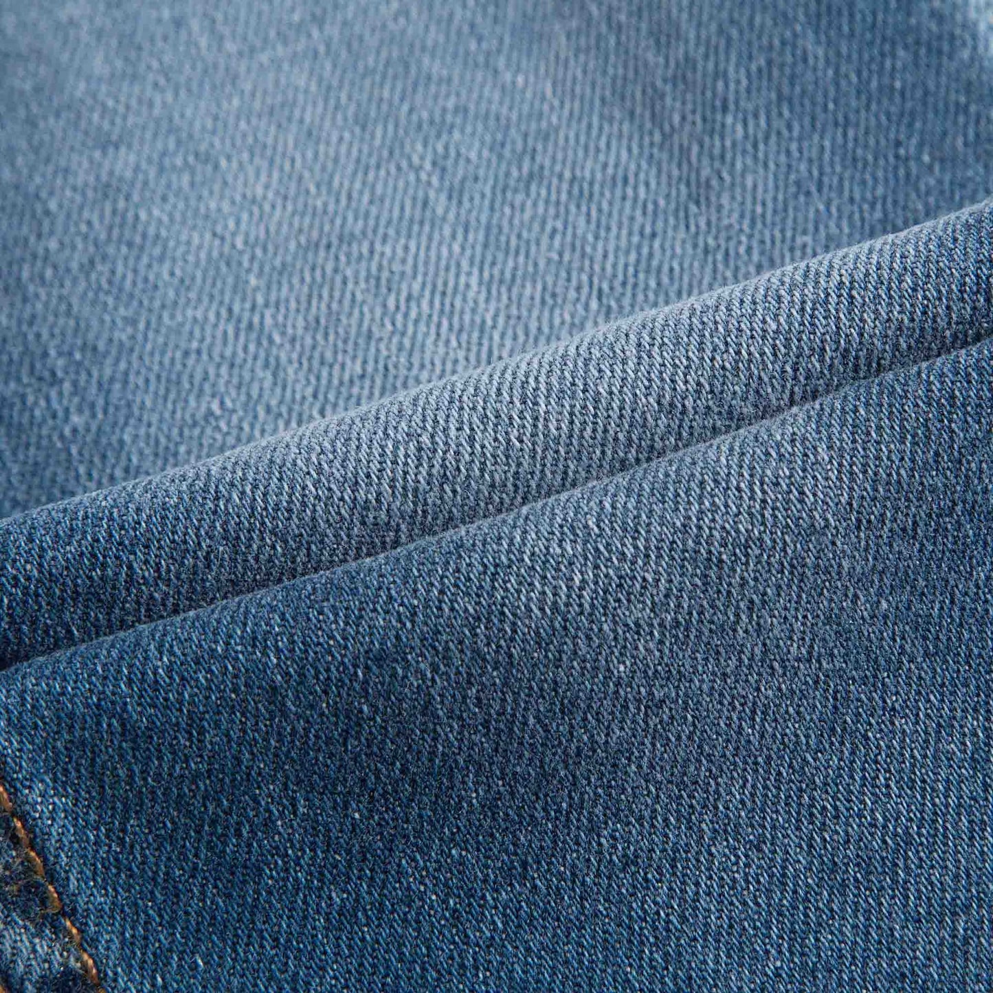 Girls Blue Tight Cotton Jeans