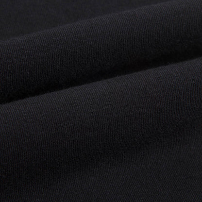 Girls Black Cotton T-shirt
