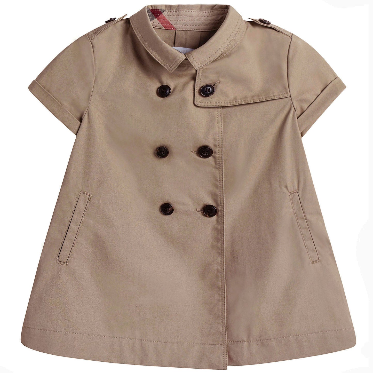 Baby Girls Beige Trench Dress