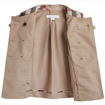 Baby Girls Beige Trench Dress