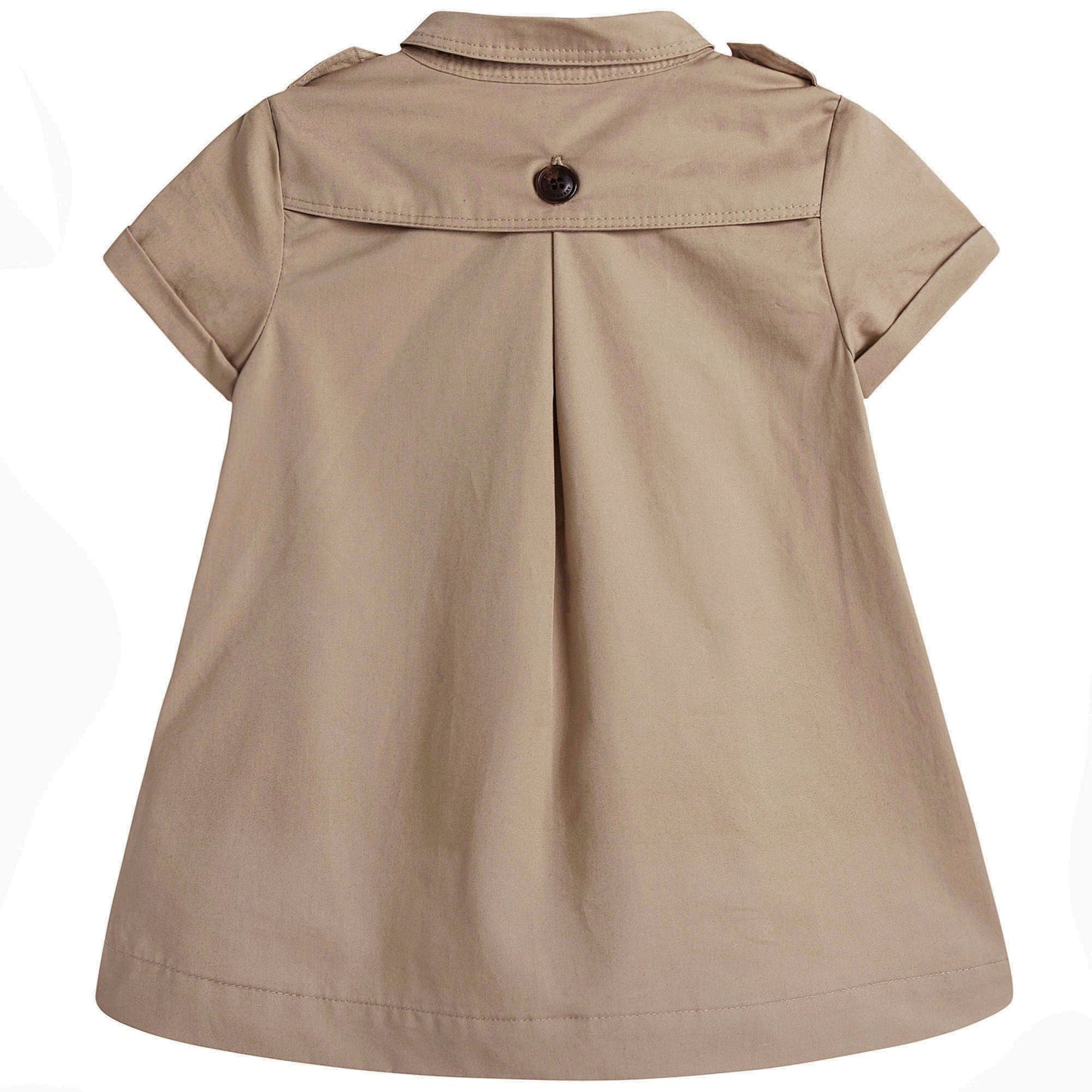 Baby Girls Beige Trench Dress