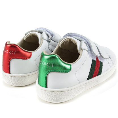 Baby Girls Velcro Leather Board Shoes