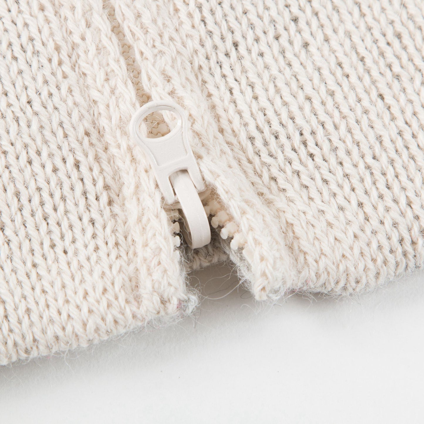 Baby White Love Alpaca Hooded Sweater
