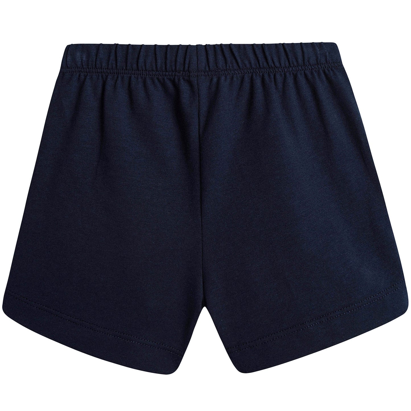 Baby Boys White T-Shirt And Dark Blue Shorts