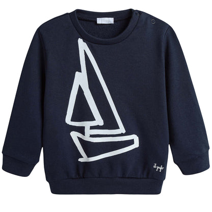 Baby Boys Navy Blue Tracksuit