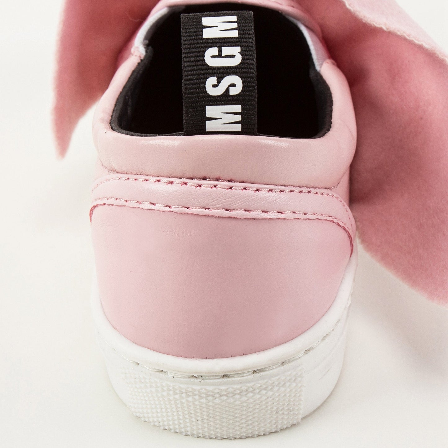 Girls Pink Logo Trainers With Ruffle