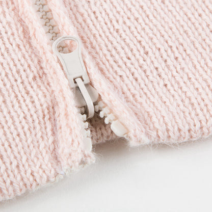 Baby Light Pink Unicorn Alpaca Hooded Animal Sweater