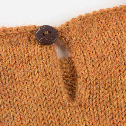 Baby Yellow Cat Alpaca Hooded Sweater