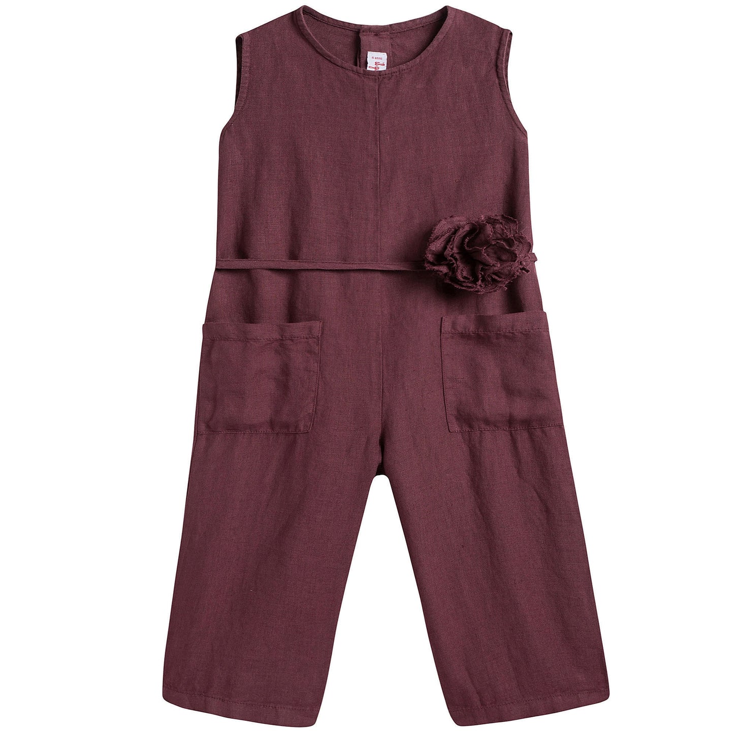 Girls Wine red Rompers