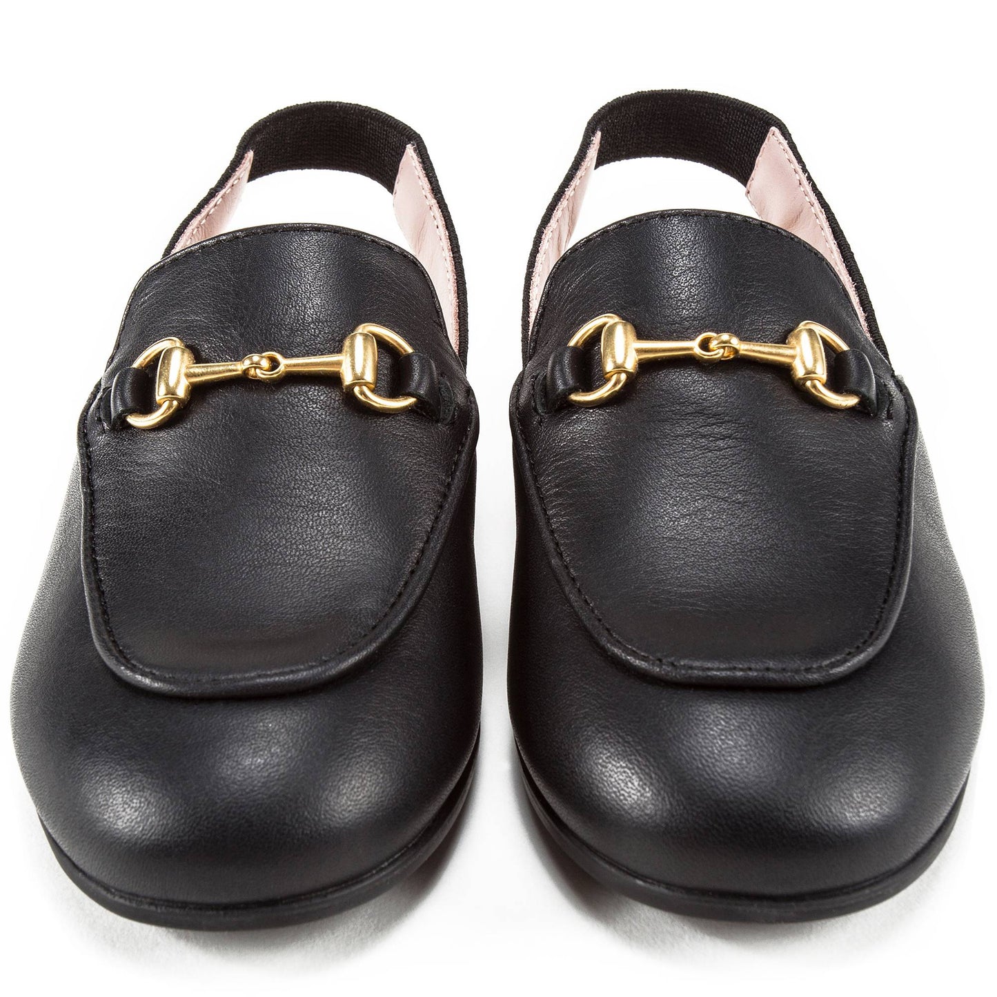 Baby Girls Black Logo Shoes