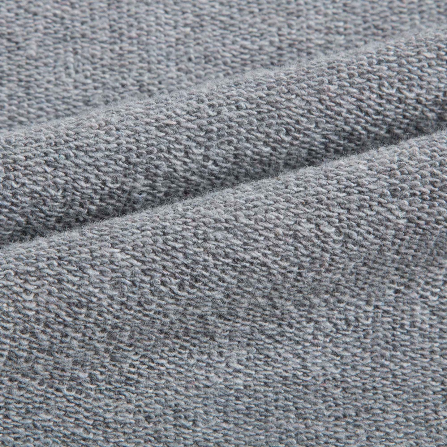 Girls Heather Grey Cotton Dress